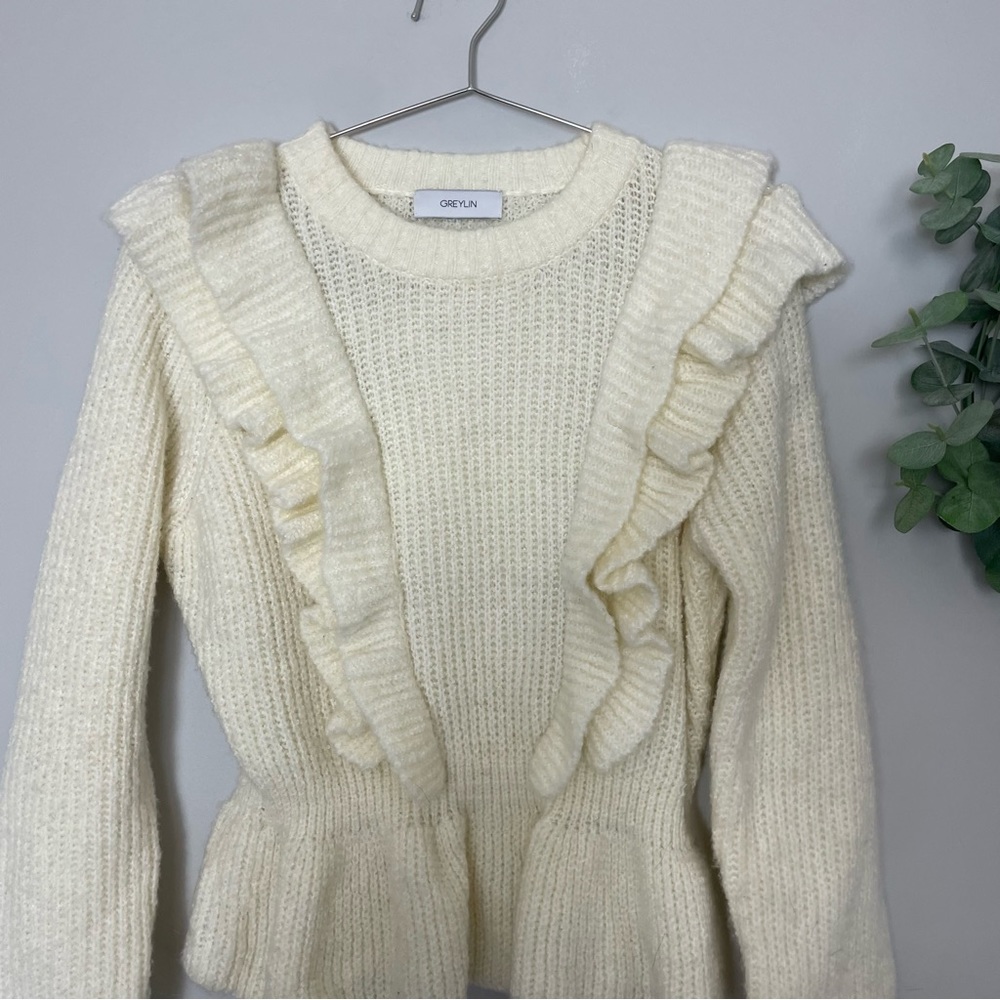 Greylin Diane Cozy Ruffled Sweater - Picture 2 of 12